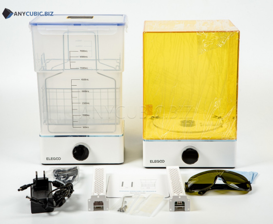 Фото 3 - Полимеризационная камера (УФ-камера) и Мойка Elegoo Mercury XS