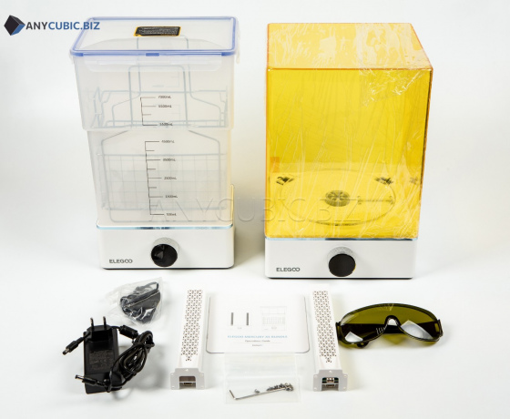 Фото 4 - Полимеризационная камера (УФ-камера) и Мойка Elegoo Mercury XS