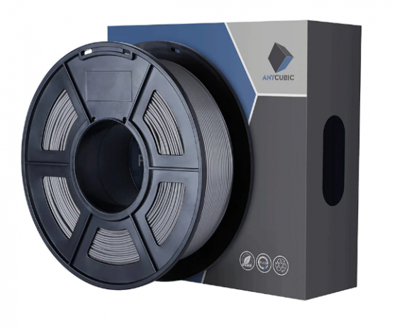 Фото 2 - PLA пластик Серый для 3d принтера (филамент) 1,75 мм