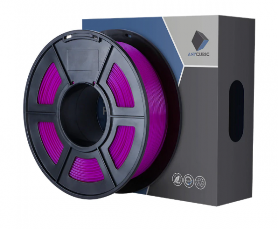 Фото 2 - PLA пластик Пурпурный для 3d принтера (филамент) 1,75 мм