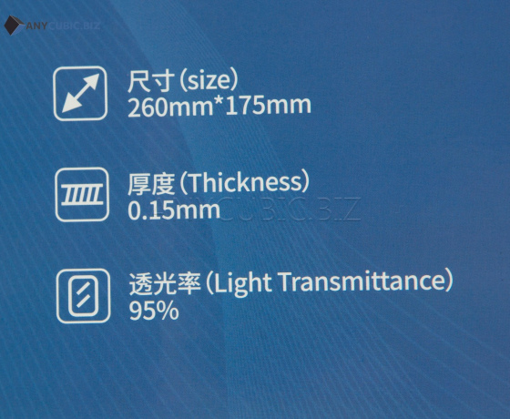 Фото 3 - 5шт. FEP пленка для Anycubic Photon Mono X Mono X 6K M3 Plus Mono X2 Mono 6ks 260×175 mm