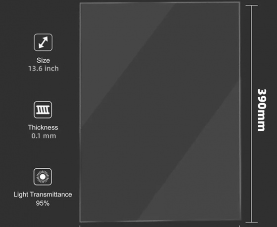 Фото 3 - 2 шт. FEP пленка Anycubic Photon M3 Max 390 × 263 mm