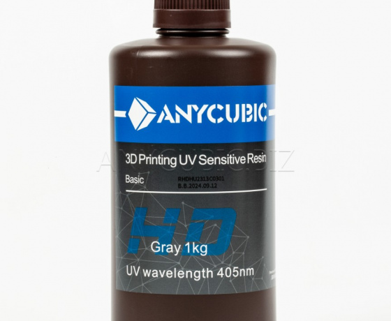 Фото 2 - Фотополімерна Базова смола Сіра HD Anycubic