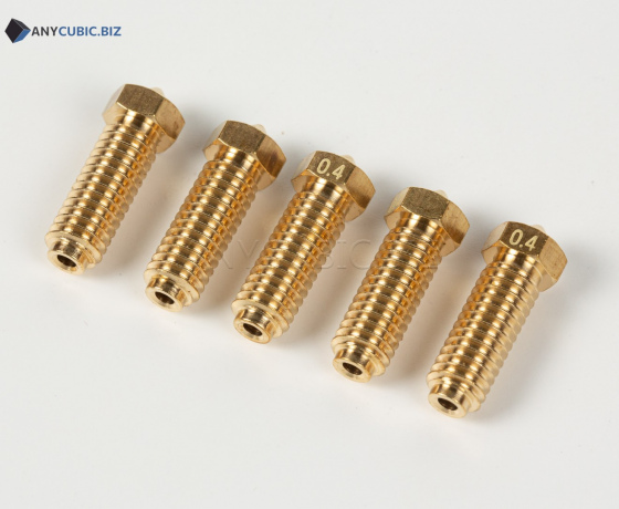 Фото 4 - Насадка латунная 5шт kobra 2 | kobra 2 Plus | kobra 2 Макс