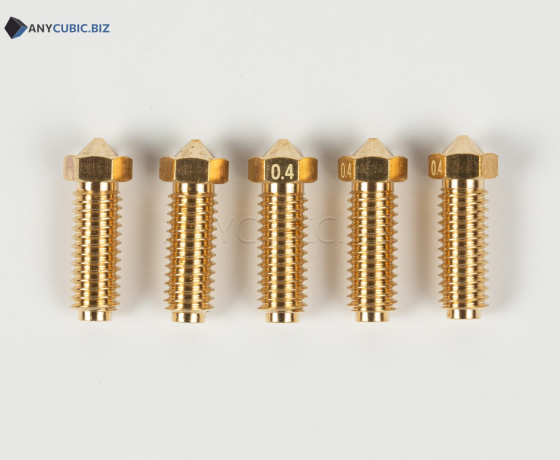 Фото 6 - Насадка латунная 5шт kobra 2 | kobra 2 Plus | kobra 2 Макс