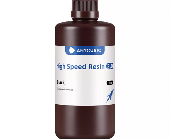 Фото 2 - Фотополимерная смола Anycubic High Speed ​​Resin 2.0 Черный