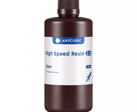 Фото 2 - Фотополимерная смола Anycubic High Speed ​​Resin 2.0 Прозрачный