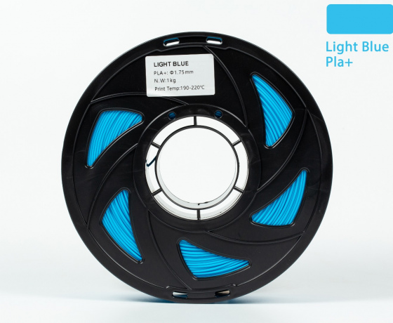 Фото 3 - Голубой PLA Plus (ПЛА плюс) пластик филамент для 3D принтера 1кг, 1.75мм, 330м Filament