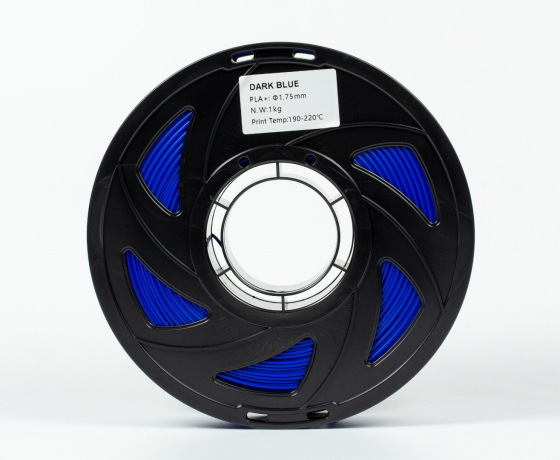 Фото 5 - Темно-синий PLA Plus (ПЛА плюс) пластик филамент для 3D принтера 1кг, 1.75мм, 330м Filament