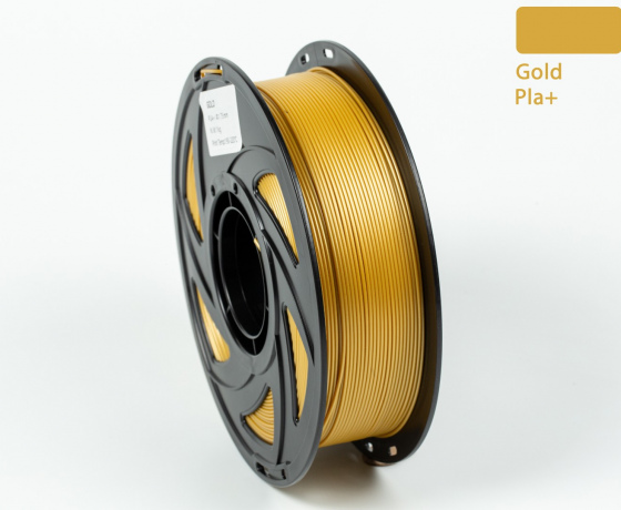Фото 4 - Золотой PLA Plus (ПЛА плюс) пластик филамент для 3D принтера 1кг, 1.75мм, 330м Filament