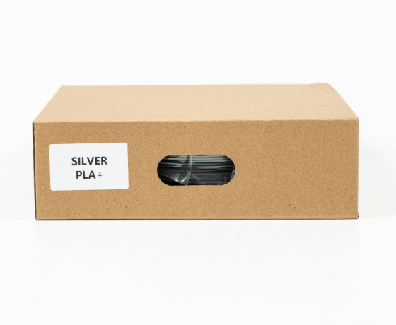 Фото 2 - Серебряный PLA Plus (ПЛА плюс) пластик филамент для 3D принтера 1кг, 1.75мм, 330м Filament