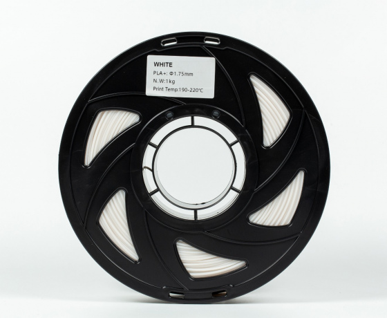 Фото 5 - Белый PLA Plus (ПЛА плюс) пластик филамент для 3D принтера 1кг, 1.75мм, 330м Filament