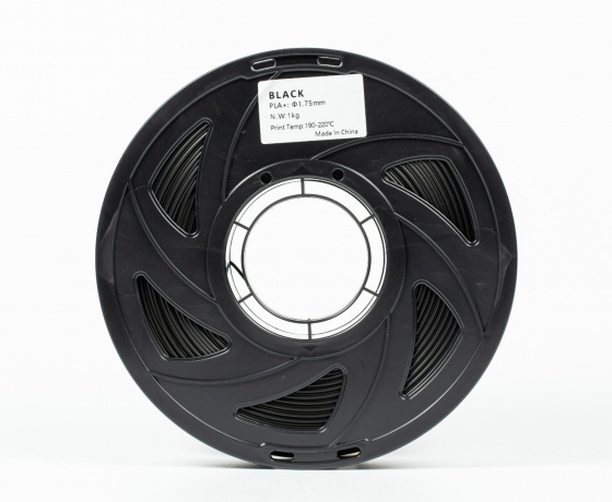 Фото 5 - Черный PLA Plus (ПЛА плюс) пластик филамент для 3D принтера 1кг, 1.75мм, 330м Filament