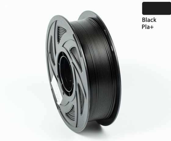 Фото 4 - Черный PLA Plus (ПЛА плюс) пластик филамент для 3D принтера 1кг, 1.75мм, 330м Filament