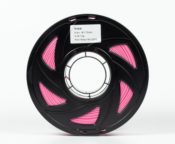 Фото 5 - Розовый PLA Plus (ПЛА плюс) пластик филамент для 3D принтера 1кг, 1.75мм, 330м Filament