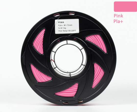 Фото 3 - Розовый PLA Plus (ПЛА плюс) пластик филамент для 3D принтера 1кг, 1.75мм, 330м Filament
