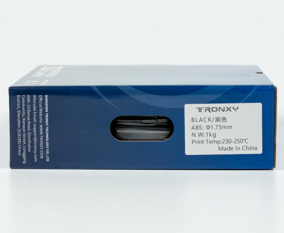Фото 4 - Черный ABS пластик Tronxy для 3D принтера 340m | 1 кг | 1,75 мм