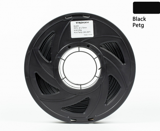 Фото 6 - Черный PETG пластик Tronxy для 3D принтера 330m | 1 кг | 1,75 мм