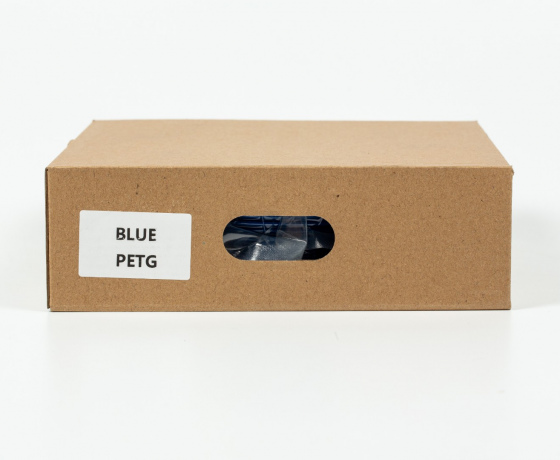 Фото 4 - Синий PETG Copet ПЭТГ филамент пластик для 3D принтера 1кг, 1.75мм, 330м