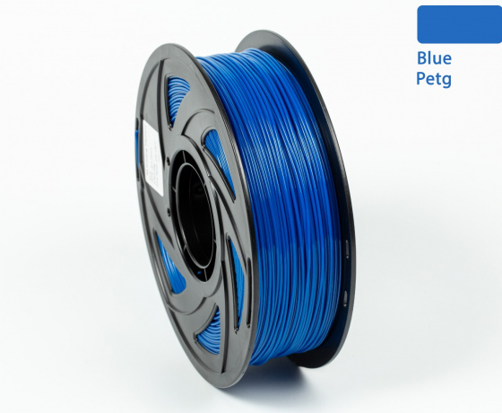 Фото 6 - Синий PETG Copet ПЭТГ филамент пластик для 3D принтера 1кг, 1.75мм, 330м