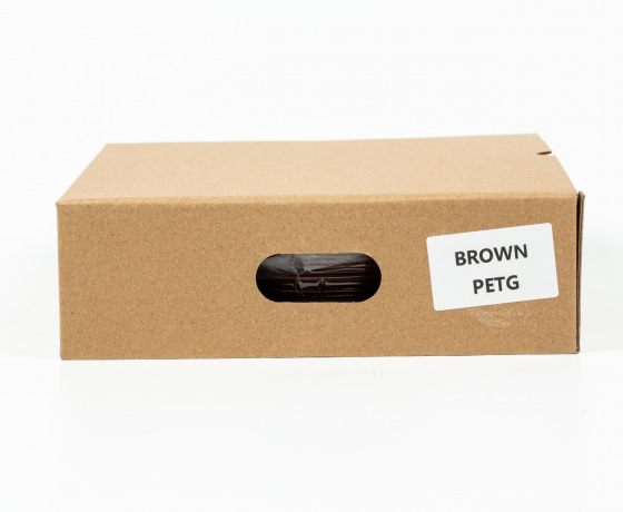 Фото 2 - PETG филамент (пластик) для 3D принтера Коричневый 1кг, 1.75мм, 330м