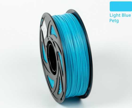 Фото 4 - PETG филамент (пластик) для 3D принтера Голубой 1кг, 1.75мм, 330м