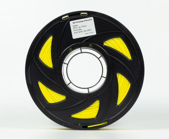 Фото 5 - PETG филамент (пластик) для 3D принтера Желтый 1кг, 1.75мм, 330м