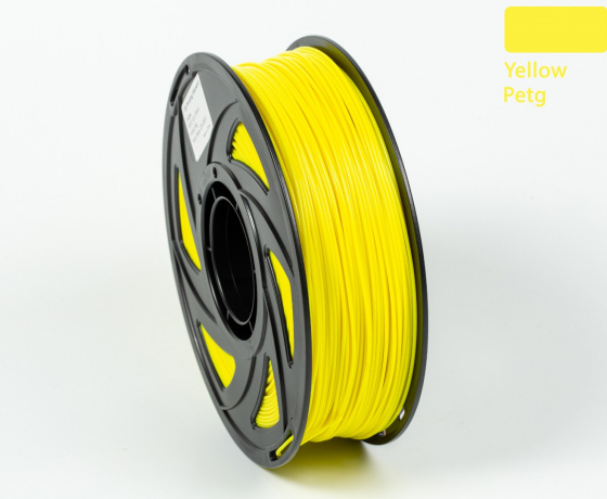 Фото 4 - PETG филамент (пластик) для 3D принтера Желтый 1кг, 1.75мм, 330м
