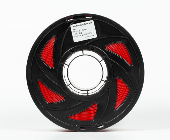 Фото 5 - PETG филамент (пластик) для 3D принтера Красный 1кг, 1.75мм, 330м