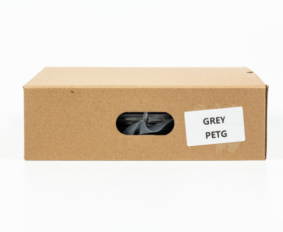 Фото 2 - PETG филамент (пластик) для 3D принтера Серый 1кг, 1.75мм, 330м