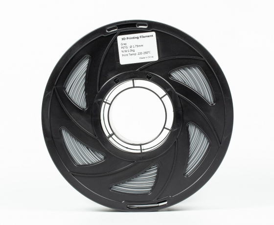 Фото 5 - PETG филамент (пластик) для 3D принтера Серый 1кг, 1.75мм, 330м