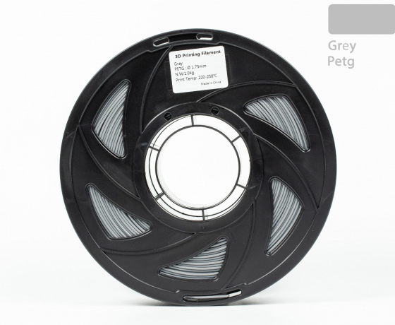 Фото 3 - PETG филамент (пластик) для 3D принтера Серый 1кг, 1.75мм, 330м