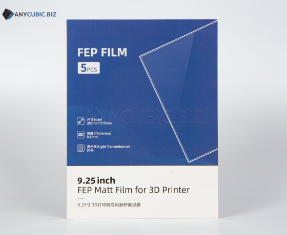 Фото 3 - Тефлонова FEP Матова плівка для Photon M3 Plus 5 шт 260×175 mm