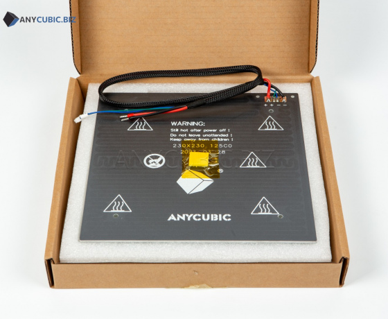 Фото 3 - Нагревательный стол с подогревом Hot Bed для 3D принтера Anycubic Kobra/Kobra Go/Kobra Neo