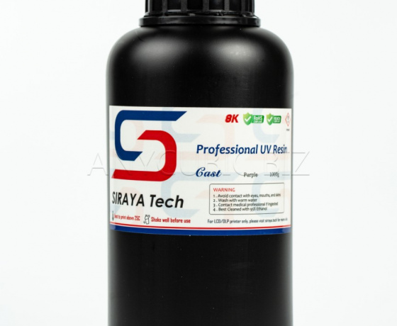 Фото 2 - Литевая фотополимерная сжигаемая смола Cast Purple by Siraya tech 1кг