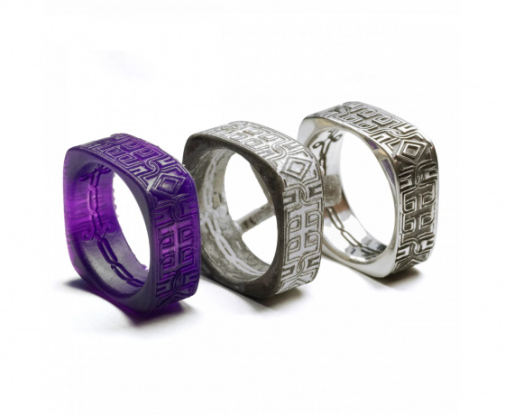 Фото 4 - Литевая фотополимерная сжигаемая смола Cast Purple by Siraya tech 500г