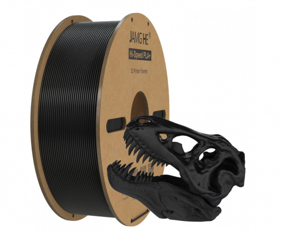 Фото 8 - Чорний Високошвидкісний філамент для швидкісного друку Hi-Speed PLA+ JAMGHE 1,75 мм 1kg