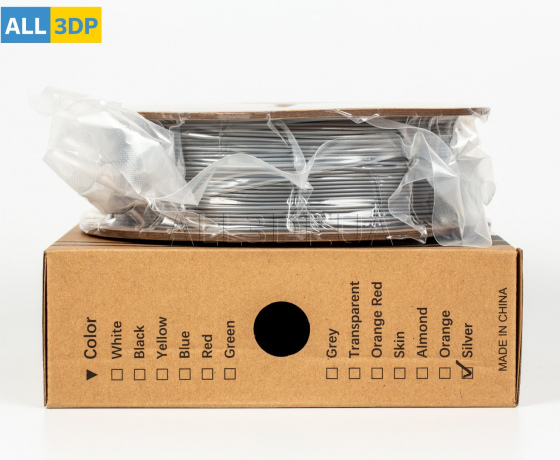 Фото 6 - Серебряный Высокоскоростной филамент для скоростной печати Hi-Speed ​​PLA+ JAMGHE 1,75 мм 1kg