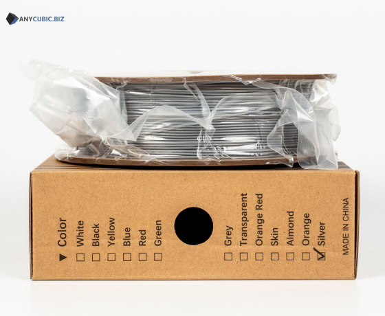 Фото 3 - Серебряный Высокоскоростной филамент для скоростной печати Hi-Speed ​​PLA+ JAMGHE 1,75 мм 1kg