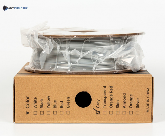 Фото 3 - Серый Высокоскоростной филамент для скоростной печати Hi-Speed ​​PLA+ JAMGHE 1,75 мм 1kg