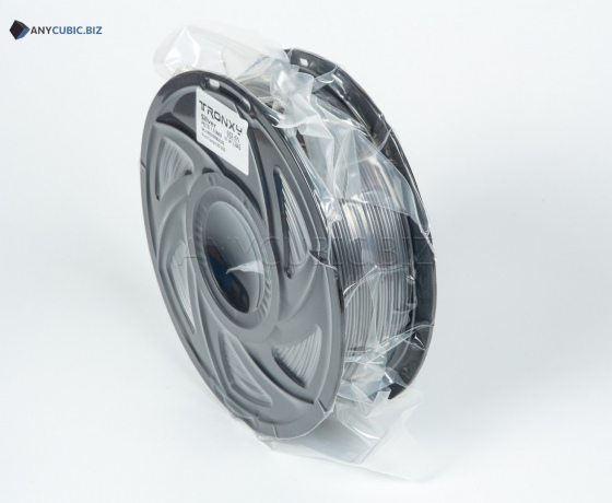Фото 3 - Сріблястий PETG пластик Tronxy для 3D принтера 340м | 1 кг | 1,75 мм