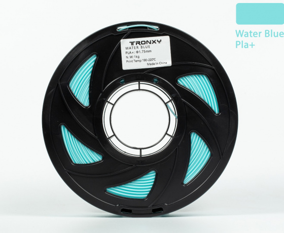 Фото 6 - Pla ПЛА філамент Аквамарин PLA для 3D-друку 1,75 мм 1 кг. Тронксі