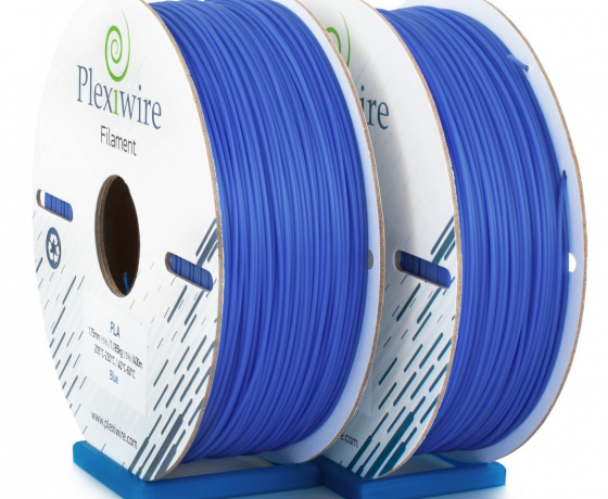 Фото 2 - PLA пластик Plexiwire для 3D принтера синій 400м / 1.185кг / 1.75мм