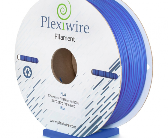 Фото 3 - PLA пластик Plexiwire для 3D принтера синій 400м / 1.185кг / 1.75мм