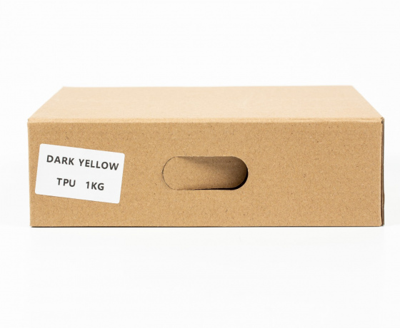 Фото 2 - TPU Filament (пластик) для 3D принтера Темно-жовтий 1кг, 1.75мм