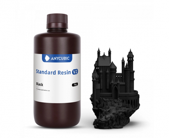 Фото 2 - Фотополимерная Стандартная смола v2 Черная Anycubic