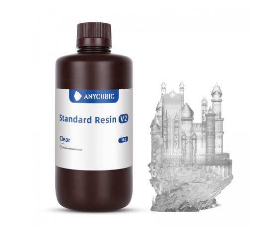 Фото 2 - Фотополимерная Стандартная смола v2 Прозрачная Anycubic