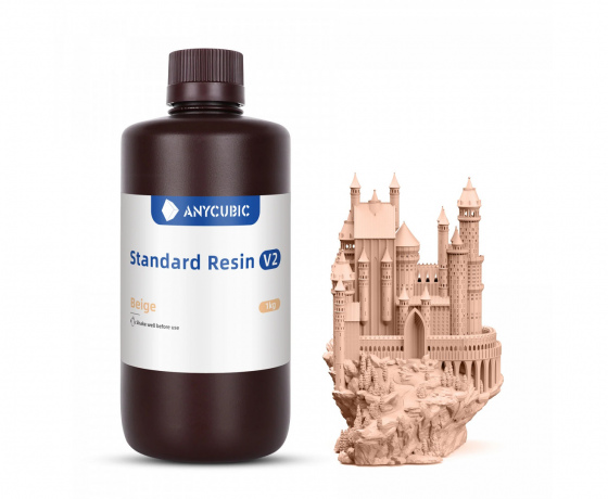 Фото 2 - Фотополимерная Стандартная смола v2 бежевая Anycubic