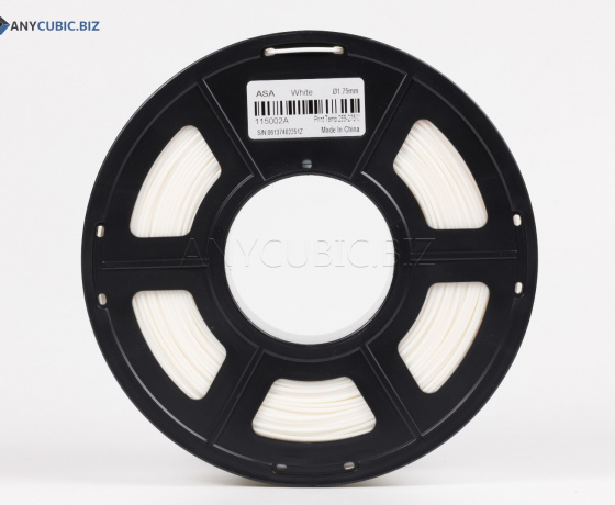 Фото 4 - ASA белый Anycubic Ø1,75 мм Вес: 1 кг