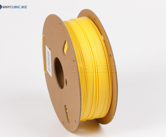 Фото 2 - PLA Матовый Желтый Anycubic Ø1,75 мм Вес: 1 кг